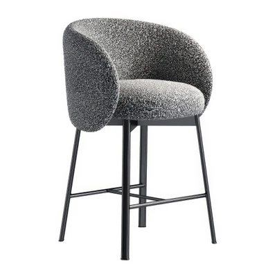 hug low bar stool by frigerio — Скачать