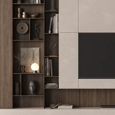 TV Wall Wooden - Set 195 — Вид 3