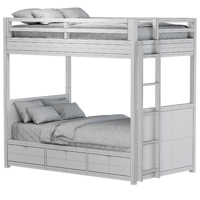 RH | Laguna Storage Bunk Bed — Descargar