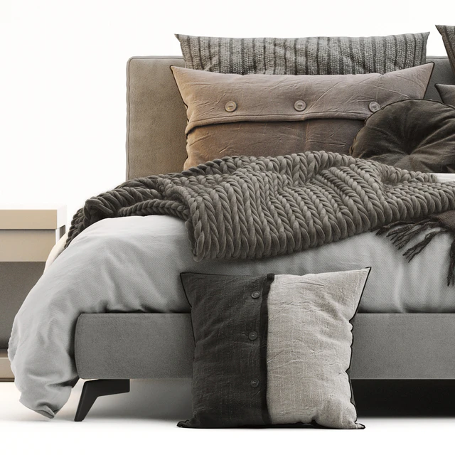 Meridiani Stone Up Bed — Скачать