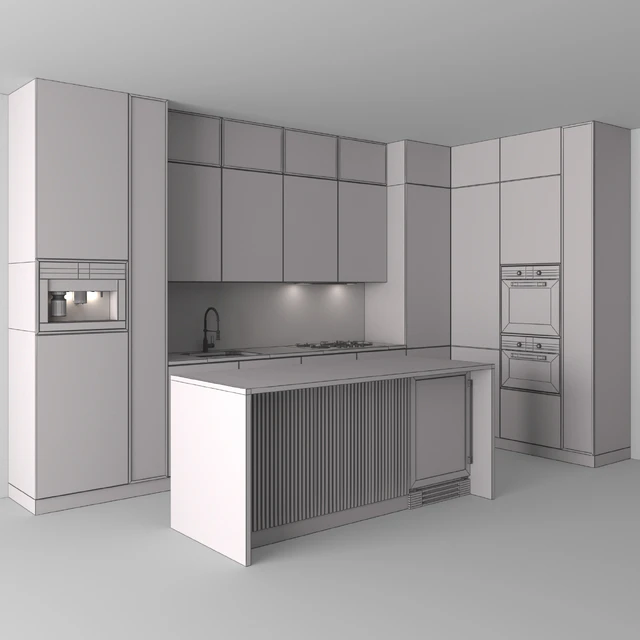 Kitchen Modern 16 (Corner Kitchen) — Descargar