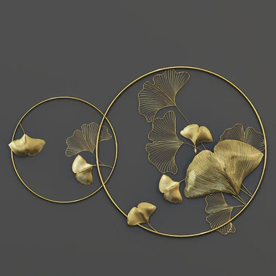 Wall Decoration Metal-Ginkgo Bilo — Ver 1