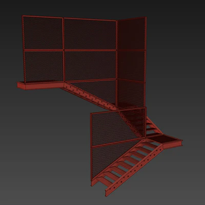 Old metal stair — Ver 4