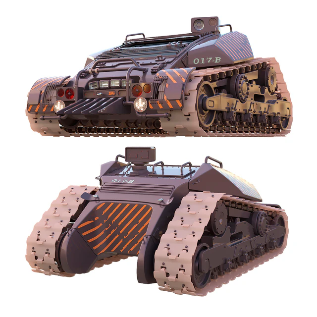 Tractor on caterpillars — Descargar