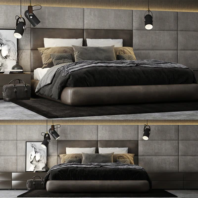Poliform Dream Bed Headboard — Ver 1