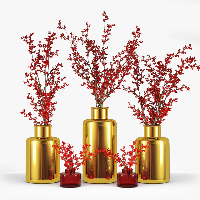 Branches with Berries in a Vase — Скачать