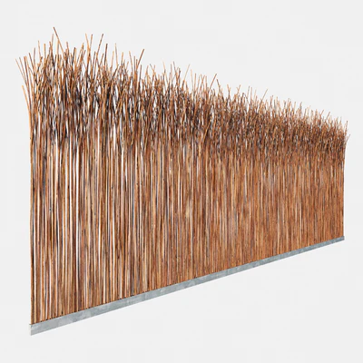 Screen long branch thin decor n5 / Long screen of thin branches No. 5 — Ver 2