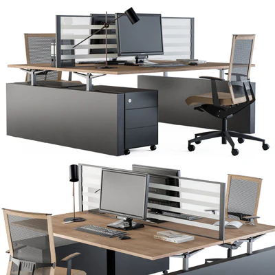 Office Furniture - Manager Set 14 — Вид 2