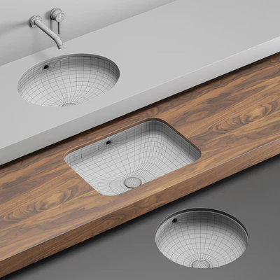 Cielo Undercounter Washbasin Set — Ver 2