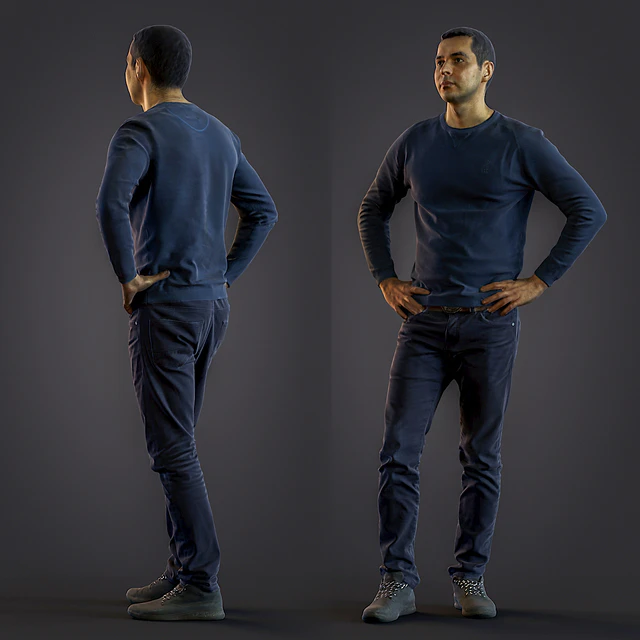 3d scan man 6 — Скачать