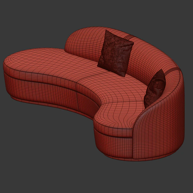 Otium Curved Sofa Capital Collection — Descargar