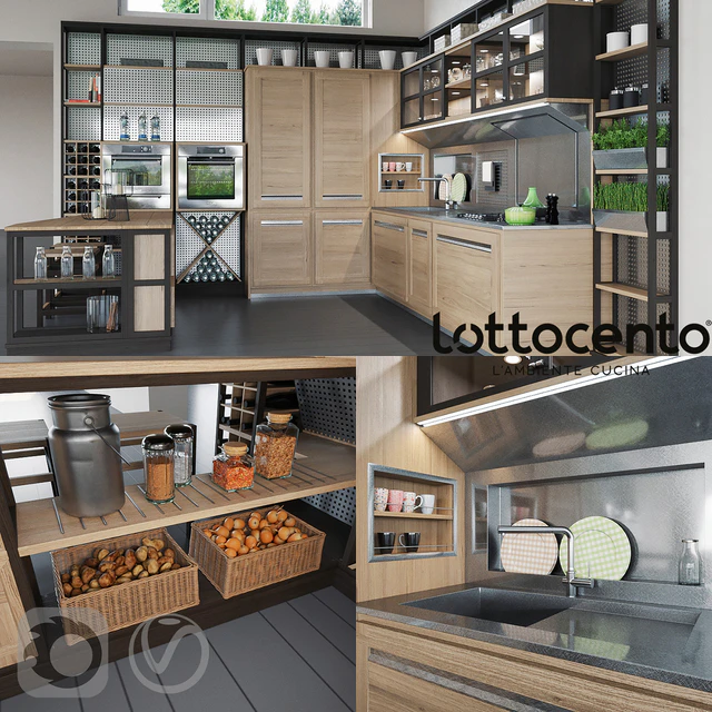Roveretto kitchen by L'Ottocento — Скачать