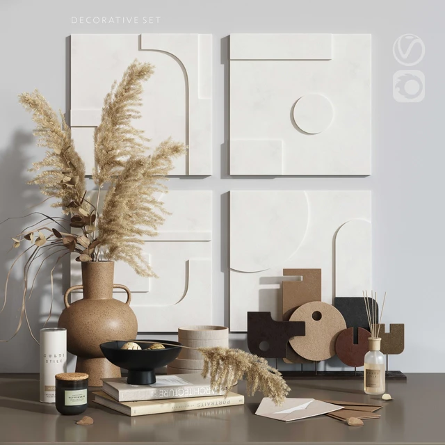 Gypsum panno decorative set — Descargar