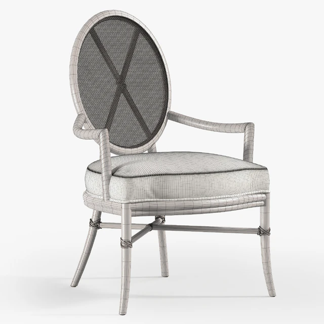 Oval X-Back Chair — Descargar