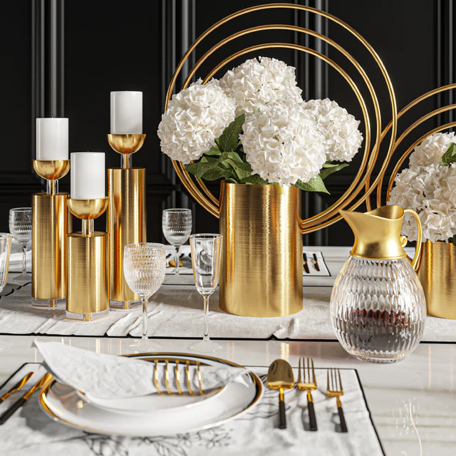 Dinner Table Set 01 — Descargar