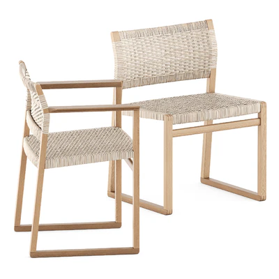 BM62 and BM61 Chair and Taro Table by Fredericia Furniture — Вид 2