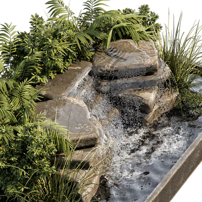 Waterfall fountains cascade 11 — Ver 2