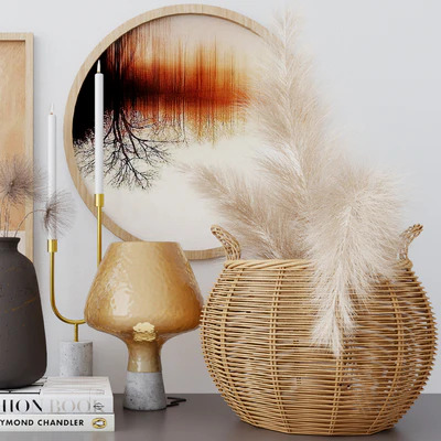 Decorative set 09-dried flower — Ver 2