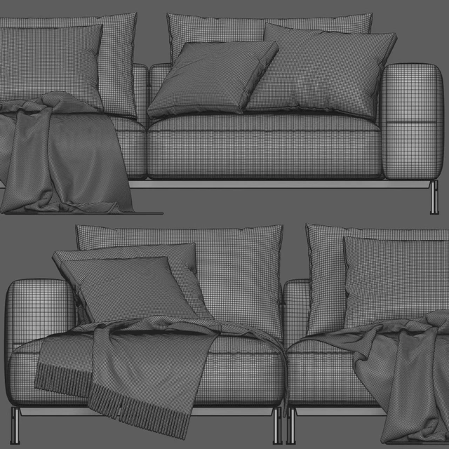Flexform Ettore Chaise Longue Sofa 3 — Descargar