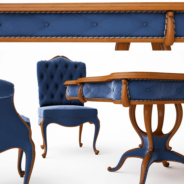 Table and chairs ANNIBALE COLOMBO — Descargar