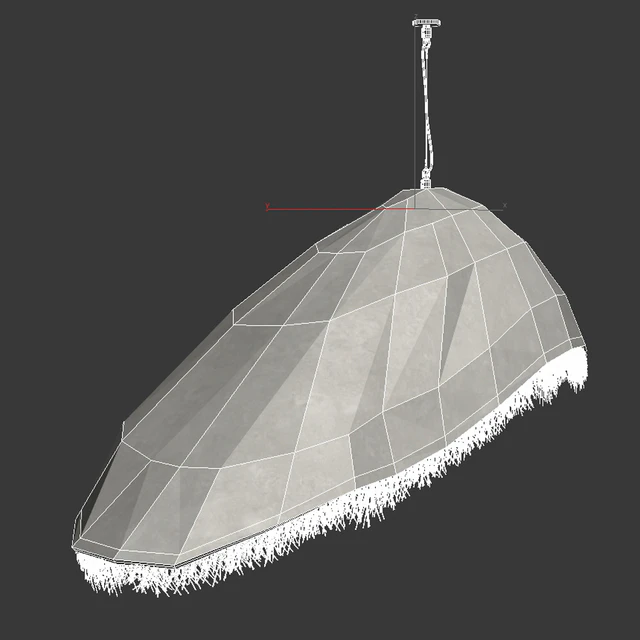 Karman fiberglass pendant lamp moby dick — Скачать