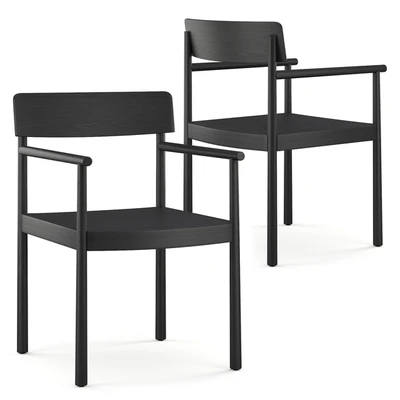Normann Copenhagen Timb Armchair Black — Вид 2