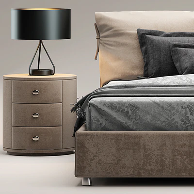 Bed flou Letto Nathalie — Ver 2