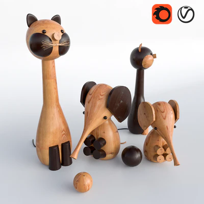 Toys made of wood — Ver 2