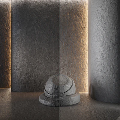 Decorative poster | Concrete set (seamless) | 38 — Ver 2