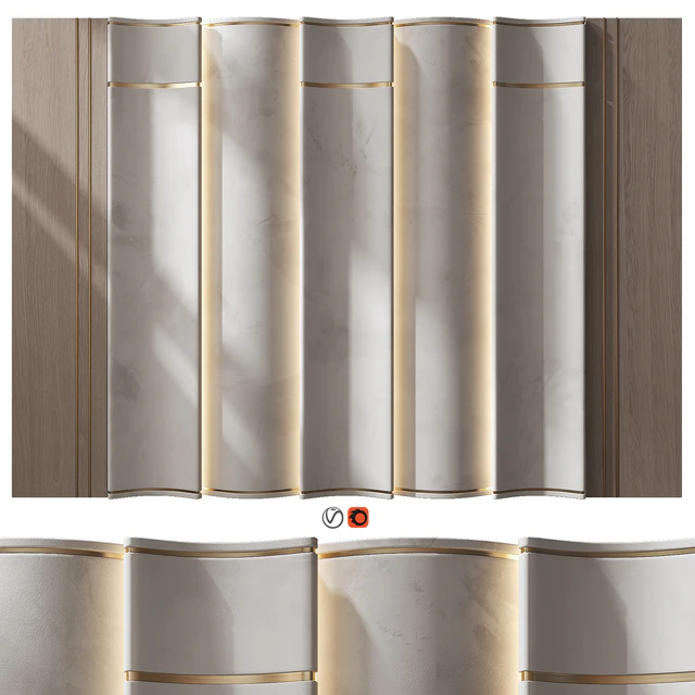 Headboard Wall Panel Decor 06 — Descargar