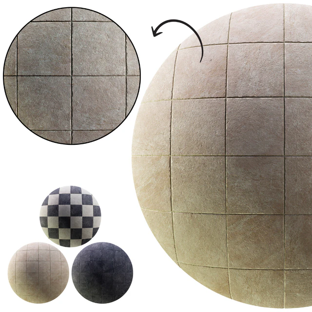 Stone Marble Tile 01 (seamless) — Скачать