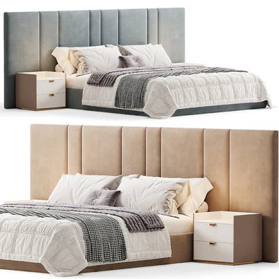Futuro Bed with wide Headboard By Sensorsleep — Вид 2