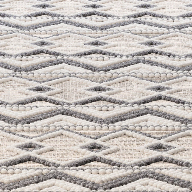 Pirlo Boho Farmhouse Wool Area Rug — Скачать