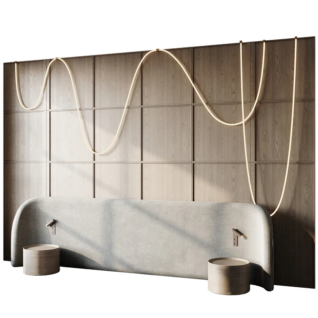 Headboard 3d Wall Panel 21 — Скачать