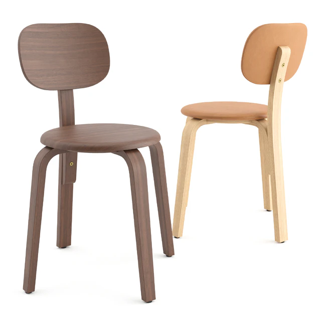 Afteroom Plus Chair + Androgyne Table by MENU — Скачать