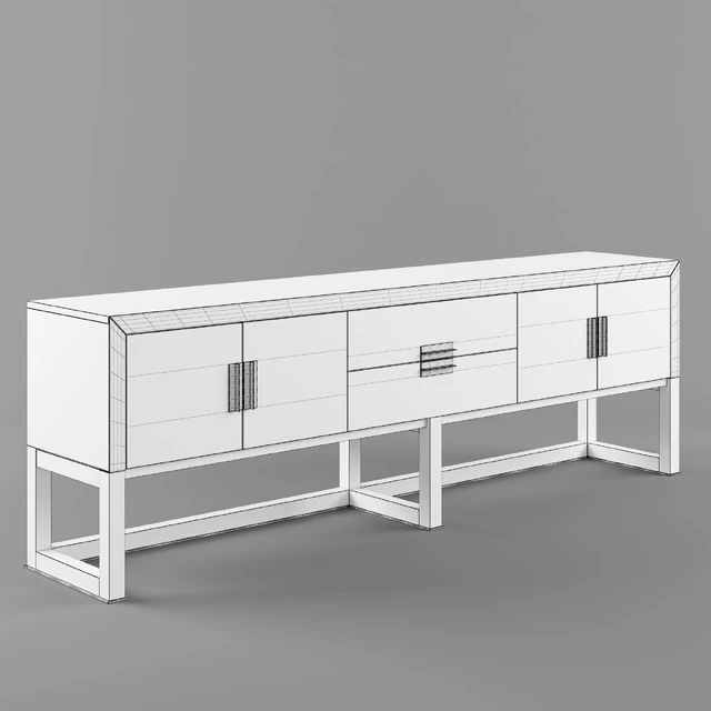 Longhi ARMAND Wooden sideboard 01 — Скачать