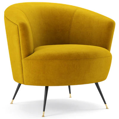 Safavieh Arlette Velvet Retro Mid Century Accent Chair — Ver 3