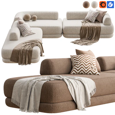 Zanotta Bumper Sofa — Ver 3
