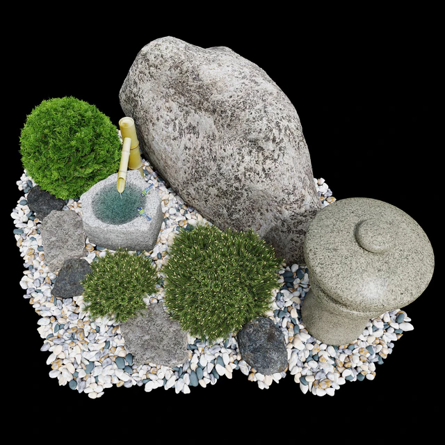 Сад камней. Цукубай / Rock garden. Tsukubai — Скачать