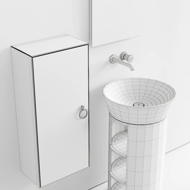 Duravit White Tulip Vanity Unit Set 4 — Descargar