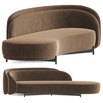 Layered back sofa — Ver 2