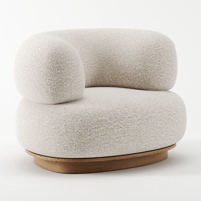 Split armchair by Emmanuelle Simon — Вид 1