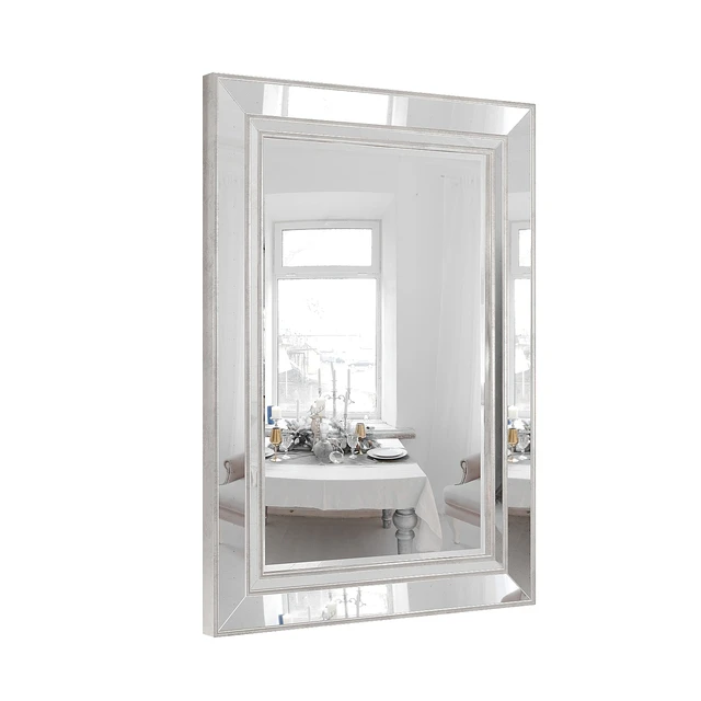 Зеркало настенное и напольное Marlena Antiqued Glass Frame Mirror by Pottery Barn — Скачать