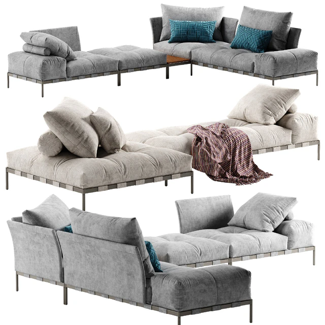 Saba Italia Pixel Light sofa set 4 — Descargar