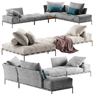 Saba Italia Pixel Light sofa set 4 — Ver 1