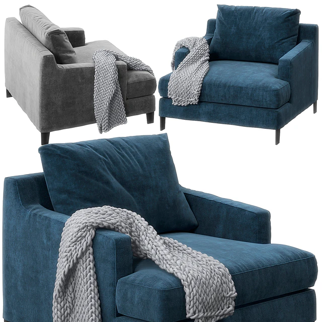 Bellport armchair by Poliform — Descargar