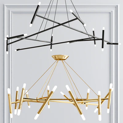 Le Petite and Le Pentagone chandelier collection — Ver 1