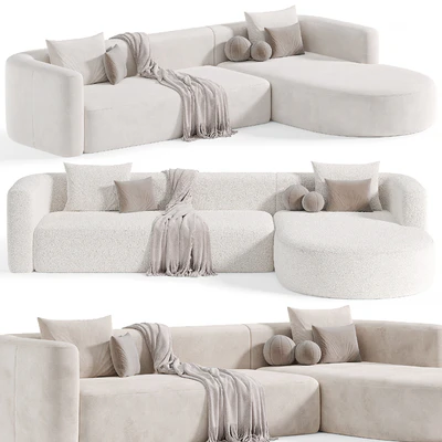 Soft Velvet Sofa By Acanva — Ver 2