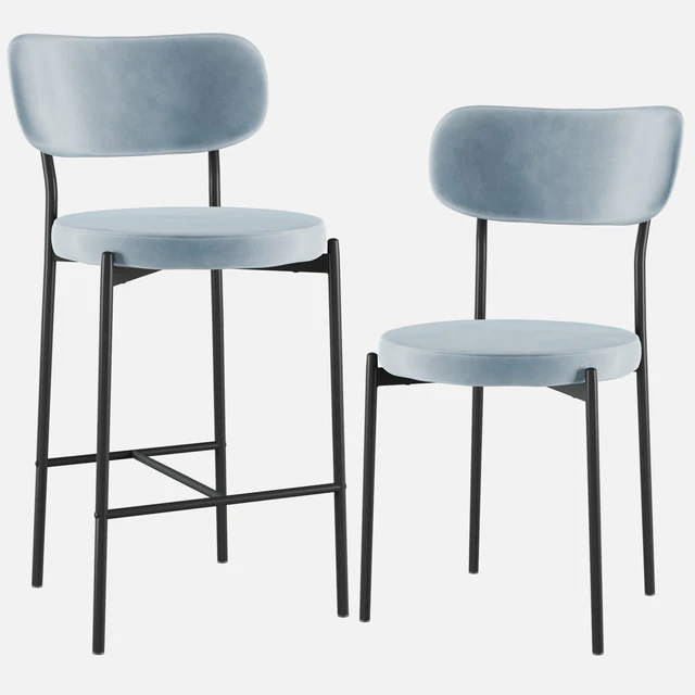 Chair&Bar stool Barbara black legs SG — Descargar