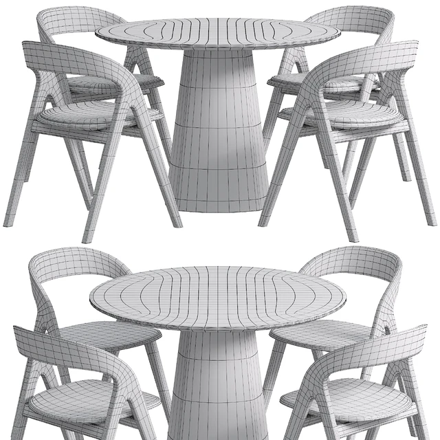 Table Anza and Chair Cooper by Bernhardt — Descargar